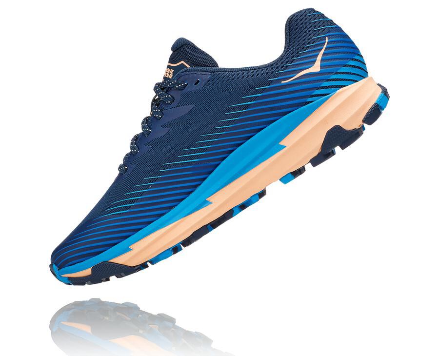 Hoka One One Trainers Womens Blue - Torrent 2 - 03749LTBG